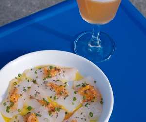 Halibut crudo and tidy tips.